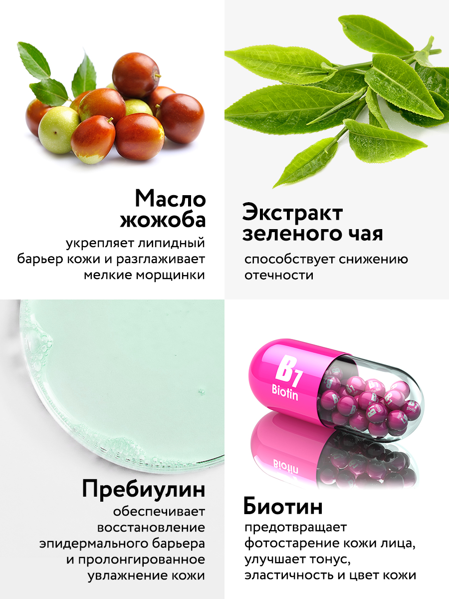 Антивозрастная крем-сыворотка для области вокруг глаз с пребиотиком