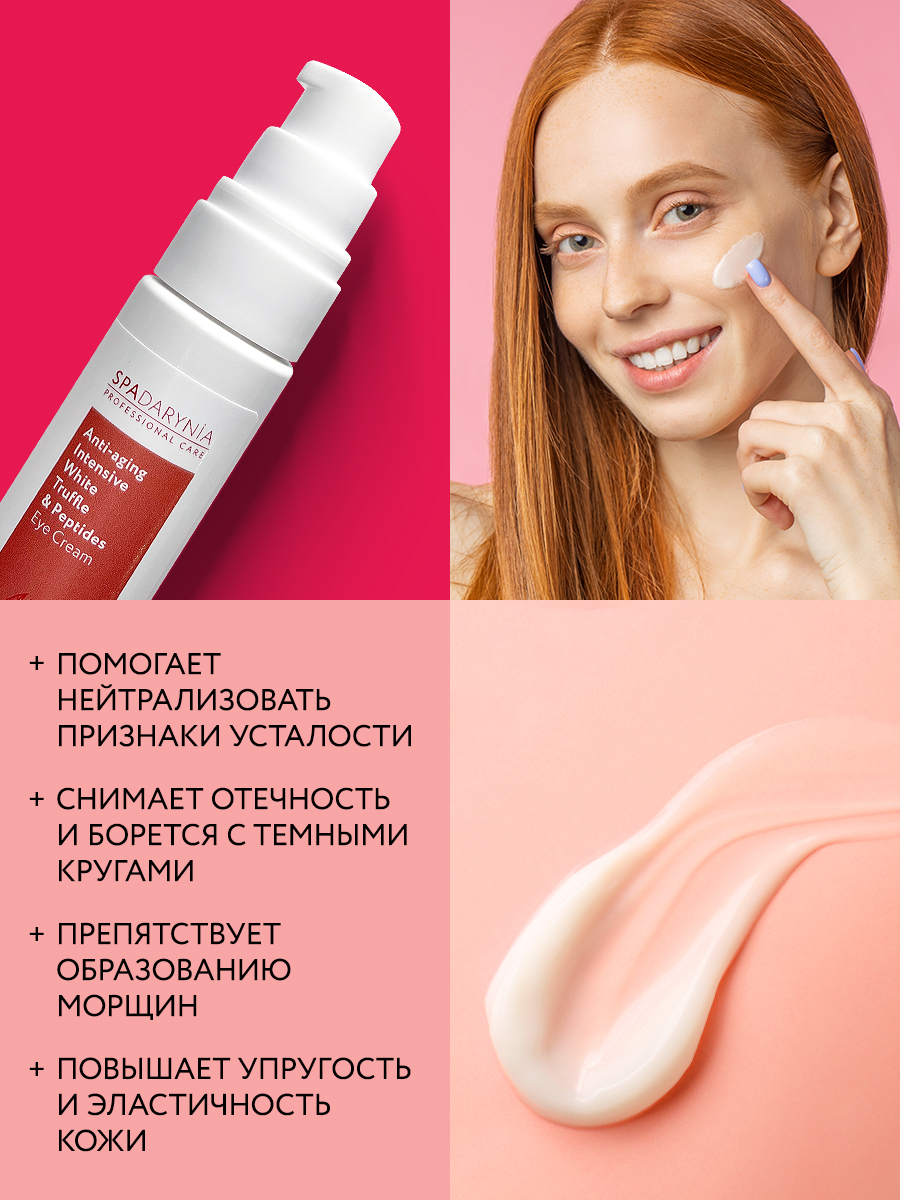 Антивозрастной интенсивный крем для глаз с белым трюфелем и пептидами